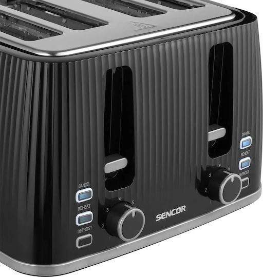 Sencor Toaster 4 Slots 1860W Black