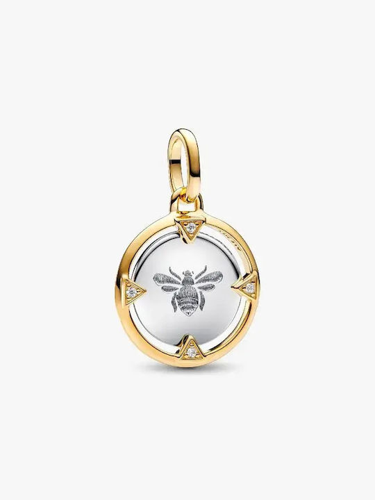 Pandora Charm από Επιχρυσωμένο Ασήμι