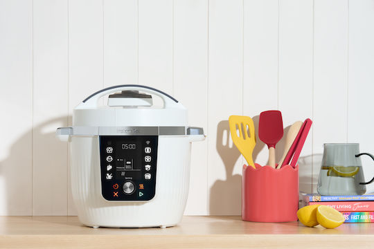 Instant Pot Pro Max Wifi Πολυμάγειρας 1200W με Χωρητικότητα 5.7lt Λευκός