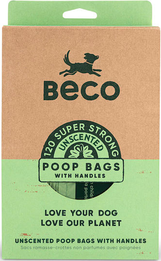 Beco Pets Θήκη με Σακούλες Περιττωμάτων Σκύλου Μπεζ 120τμχ