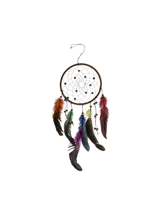 ArteLibre Decorative Dreamcatcher Handmade Made of Fabric 30x16cm