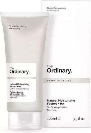 The Ordinary Natural Moisturizing Factors & HA Hydrators and Oils 24h Face Cream for Moisturizing & Restoring with Hyaluronic Acid & Ceramides 100ml