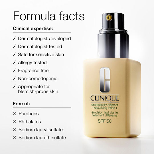 Clinique Dramatically Different Lotion Face Day with SPF50 75ml