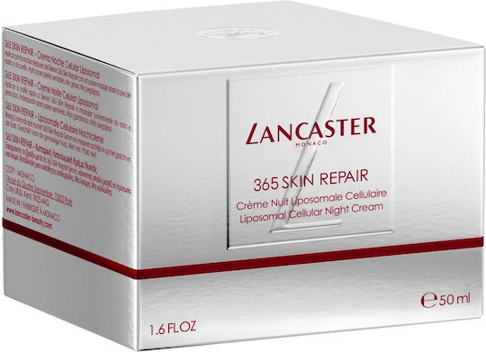 Lancaster 365 Skin Repair 24ωρη Κρέμα Προσώπου Νυκτός για Ενυδάτωση & Αντιγήρανση 50ml