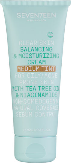 Seventeen Balancing & Moisturizing 24h Creme Gesicht Gefärbt 75ml