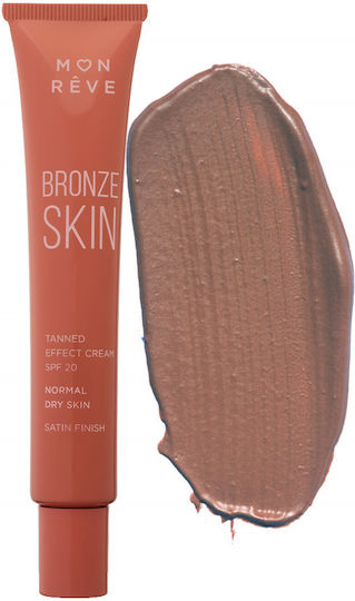 Mon Reve Bronze Skin Light Cream Face Day Tinted and SPF20 30ml