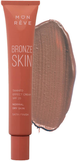 Mon Reve Bronze Skin Light Cream Face Day Tinted and SPF20 30ml