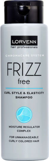 Lorvenn Frizz Free Curl & Elasticity Σαμπουάν Ενυδάτωσης & Λείανσης για Σγουρά Μαλλιά 300ml