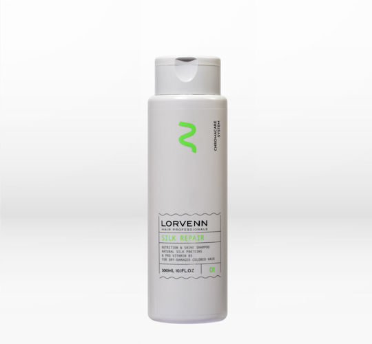 Lorvenn Lovernn Silk Repair Nutrition & Shine Σαμπουάν Αναδόμησης/Θρέψης & Λείανσης για Βαμμένα Μαλλιά 300ml