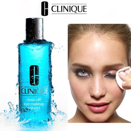 Clinique Rinse Off Eye MakeUp Solvent Liquid Makeup Remover Eyes 125ml