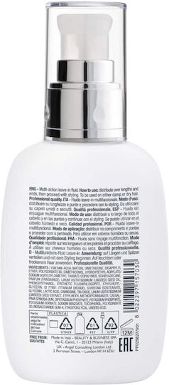 Alfaparf Milano Professional Semi Di Lino Diamond Extraordinary Leave In Conditioner Διατήρησης Χρώματος για Βαμμένα Μαλλιά 125ml