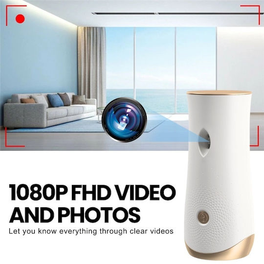 Cameră Ascunsă Aromatică Iuni Ip77 Wi-fi Full Hd 32gb Vizualizare Live Pe Telefon