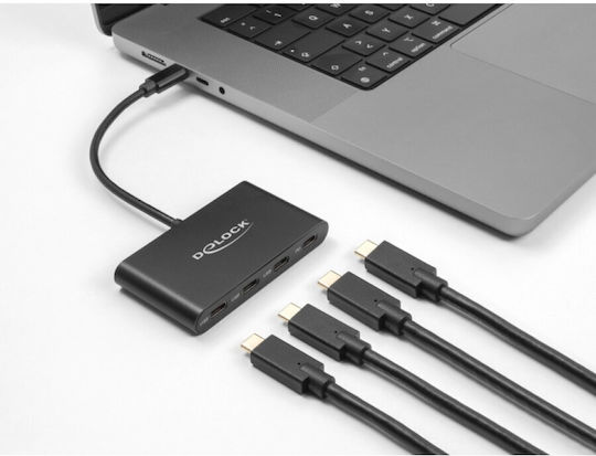 DeLock USB 3.2 USB-Hub Mit 3 Anschlüssen Mit USB-C Anschluss