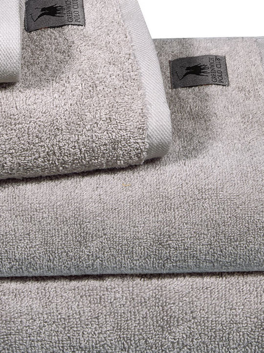 Greenwich Polo Club Bath Towel 80x160cm Silver Weight 460gr/m²