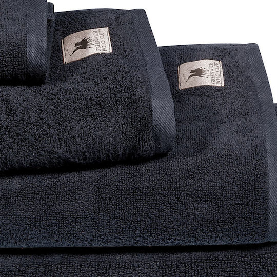Greenwich Polo Club Hand Towel 3155 30x50cm Black Weight 460gr/m²