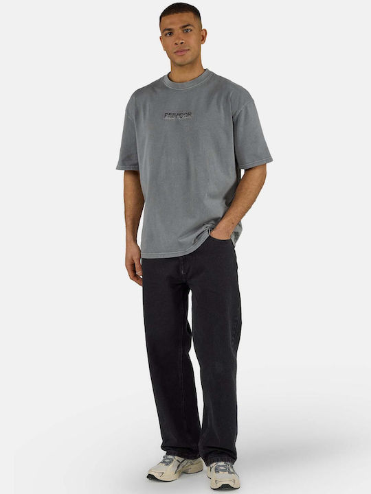 Herrenblusen Kurzarm T-Shirts Grau