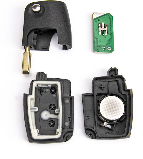 Car Key Shell with Fo21 Blade with 3 Buttons for Ford