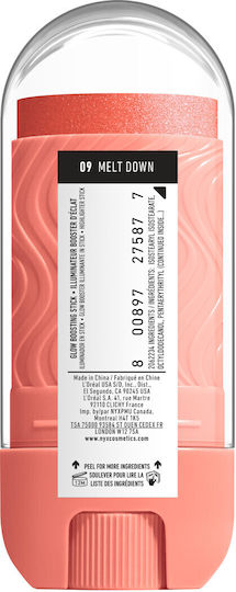 Nyx Buttermelt Glow Boosting Highlighter Stix 09-melt Down