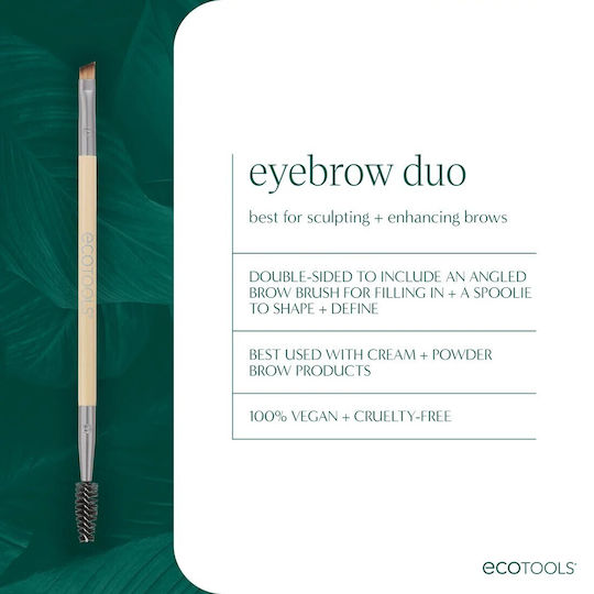 EcoTools Make-up-Pinsel für Augenbrauen aus synthetischem Haar
