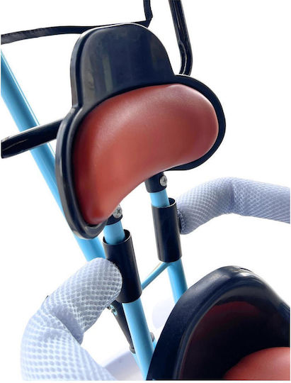 Tricycle Bicycle with Parental Handle for Ages 2-6 Light Blue