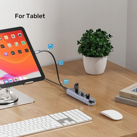 Unitek USB-A Hub 7-Port 3xUSB-C 4xUSB-A Stromversorgung H1335a