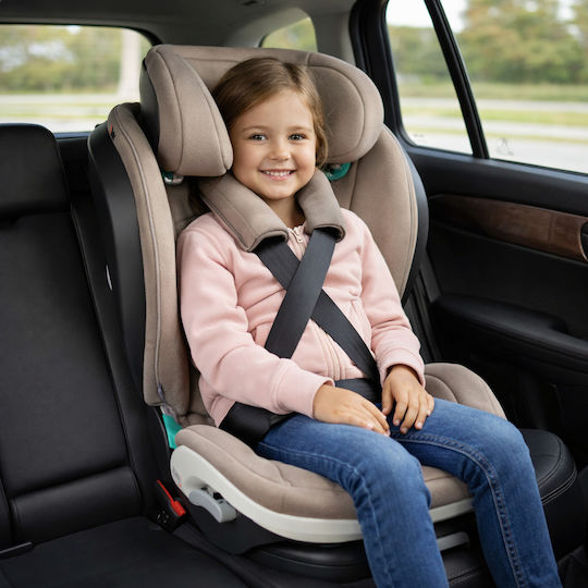 BeSafe Flex FIX 2 Baby Car Seat High-back Booster i-Size Dark Sand Soft Breeze