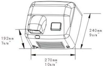 Limpio Limpio Hd 250b Uscător De Mâini Alb 2500 W Multicolor