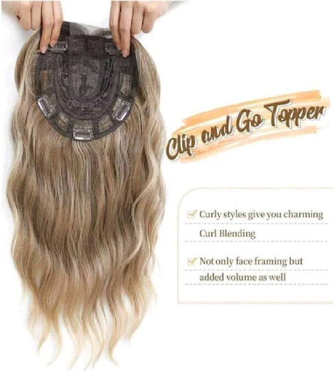 Extension with Clip with Human Hair in Blonde Colour 40.64cm