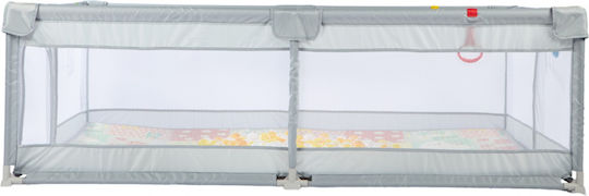 Babypark Mit Matratze Grau 200x180cm BJY02-1_180x200_Grau