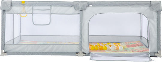 Babypark Mit Matratze Grau 180x150cm BJY02-1_150x180_Grau