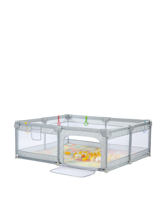 Parc cu Saltea Gri 180x150cm