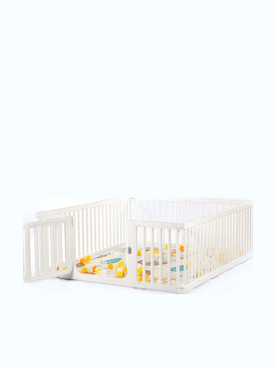 Park with Mattress White 180x150cm