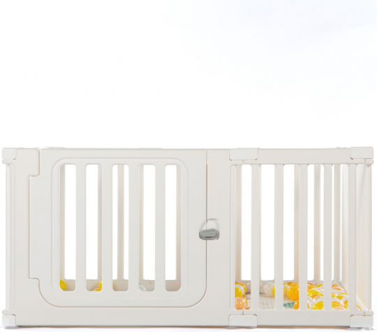 Park with Mattress White 120x120cm