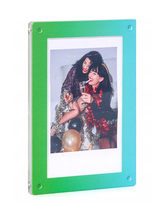 Loveinstant Plastic Photo Frame With Green Frame