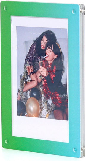 Loveinstant Plastic Photo Frame With Green Frame