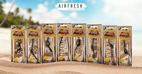Airfresh Αρωματική Καρτέλα Κρεμαστή Αυτοκινήτου Black