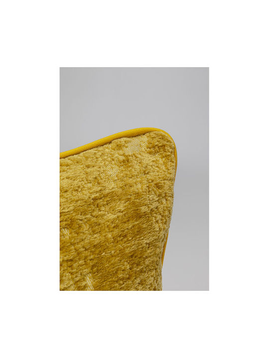 Kare Design Μαξιλάρι Καναπέ Mustard Yellow 45x45εκ.