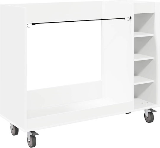 Mobilier Hol cu Dulap Alb 120x45x98 cm Mobilier Hol cu Dulap Alb 120x45x98 cm