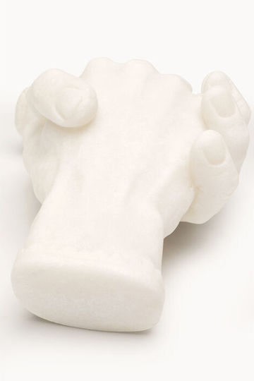 Decor Pentru Masă Shake Hands Marmură Albă 25*13*9cm