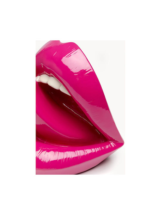 Decorative Tabletop Hot Lips Ceramic Pink 25.5*20*23cm