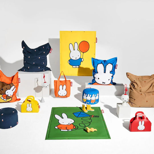 Beanbag Junior X Miffy / Boris 100x130 cm Portocaliu