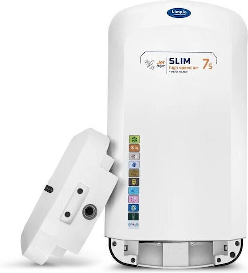 Limpio Uscător De Mâini Din Plastic Cu Senzor Alb 1.65kW