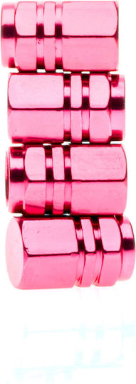 Extremo Tuning Aluminium Ventilkappen Schrader Ventile Rosa