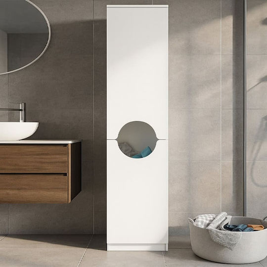 Megapap Floor Bathroom Column Cabinet W45xD40xH180cm White