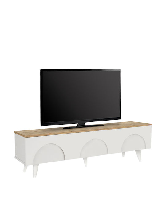 TV Stand Bono White L150xD32.3xH42.1cm