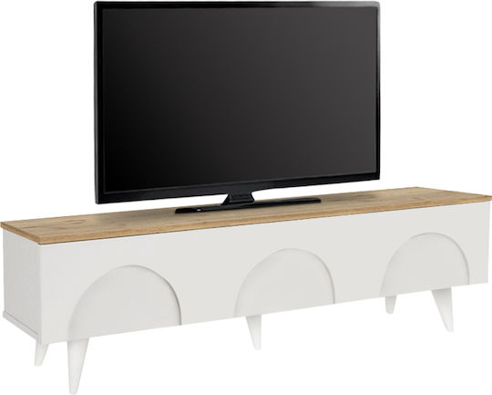 TV-Ständer Bono Weiß M150xP32.3xH42.1cm