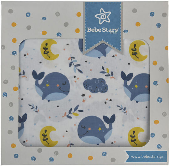 Bebe Stars Elektrische Gitarren Whale Blau 100x150cm