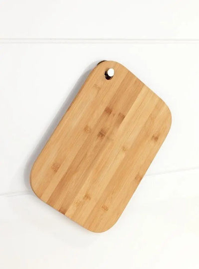 Wenko Bamboo Brown Chopping Board 33x25cm
