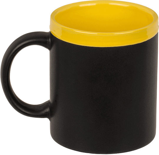 Out of the Blue Writeable Stoneware Κούπα Κεραμική Μαύρη 220ml