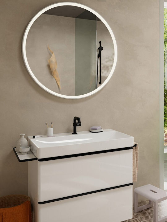 Hansgrohe Αναμεικτική Μπαταρία Νιπτήρα Κομμωτηρίου Μαύρη